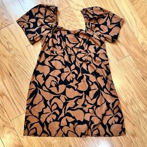 NWT Linen dress from A New Day, brown/black size XXL